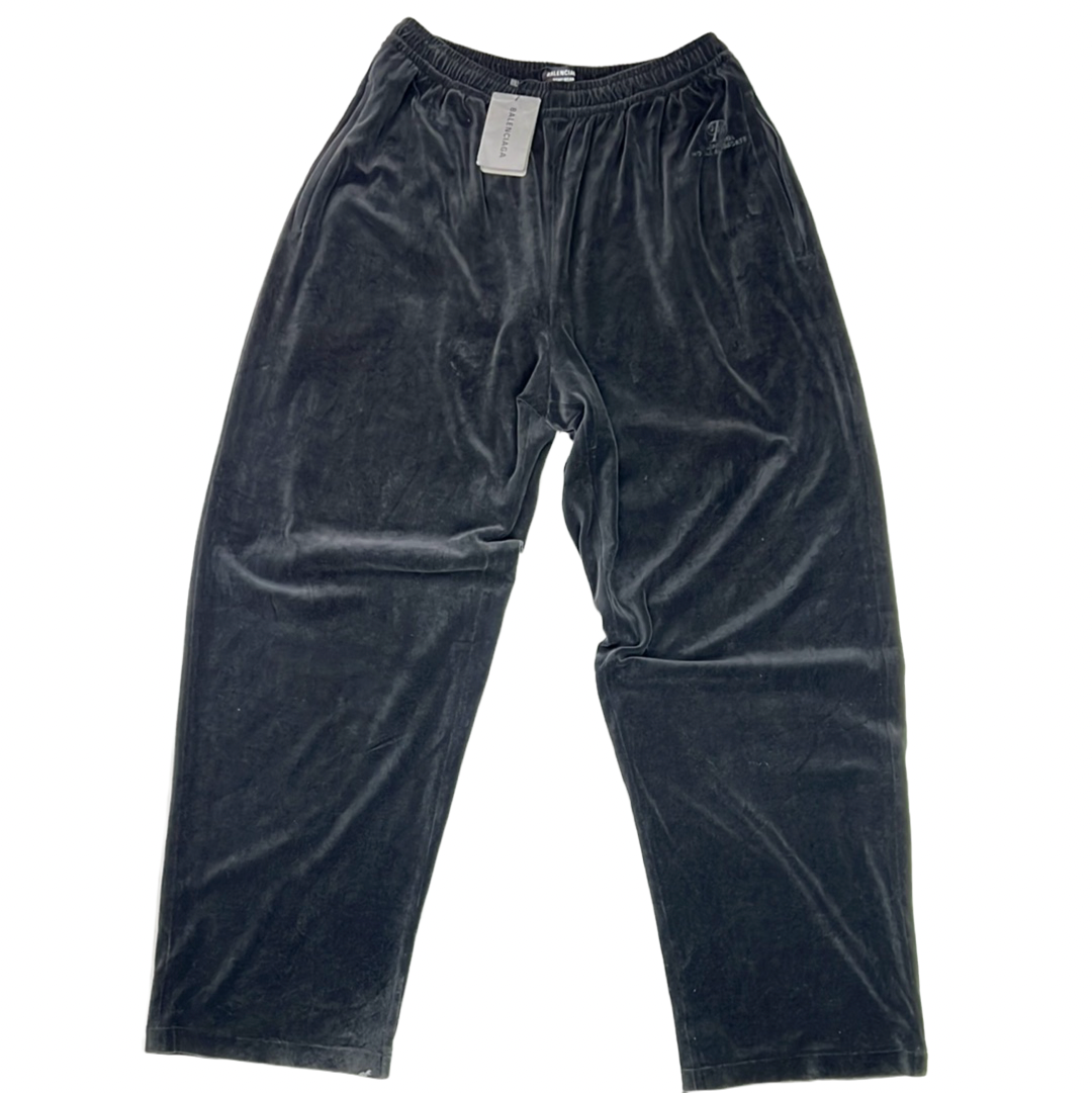 BALENCIAGA VELOUR HOTELS & RESORTS SWEATS SZ. XL