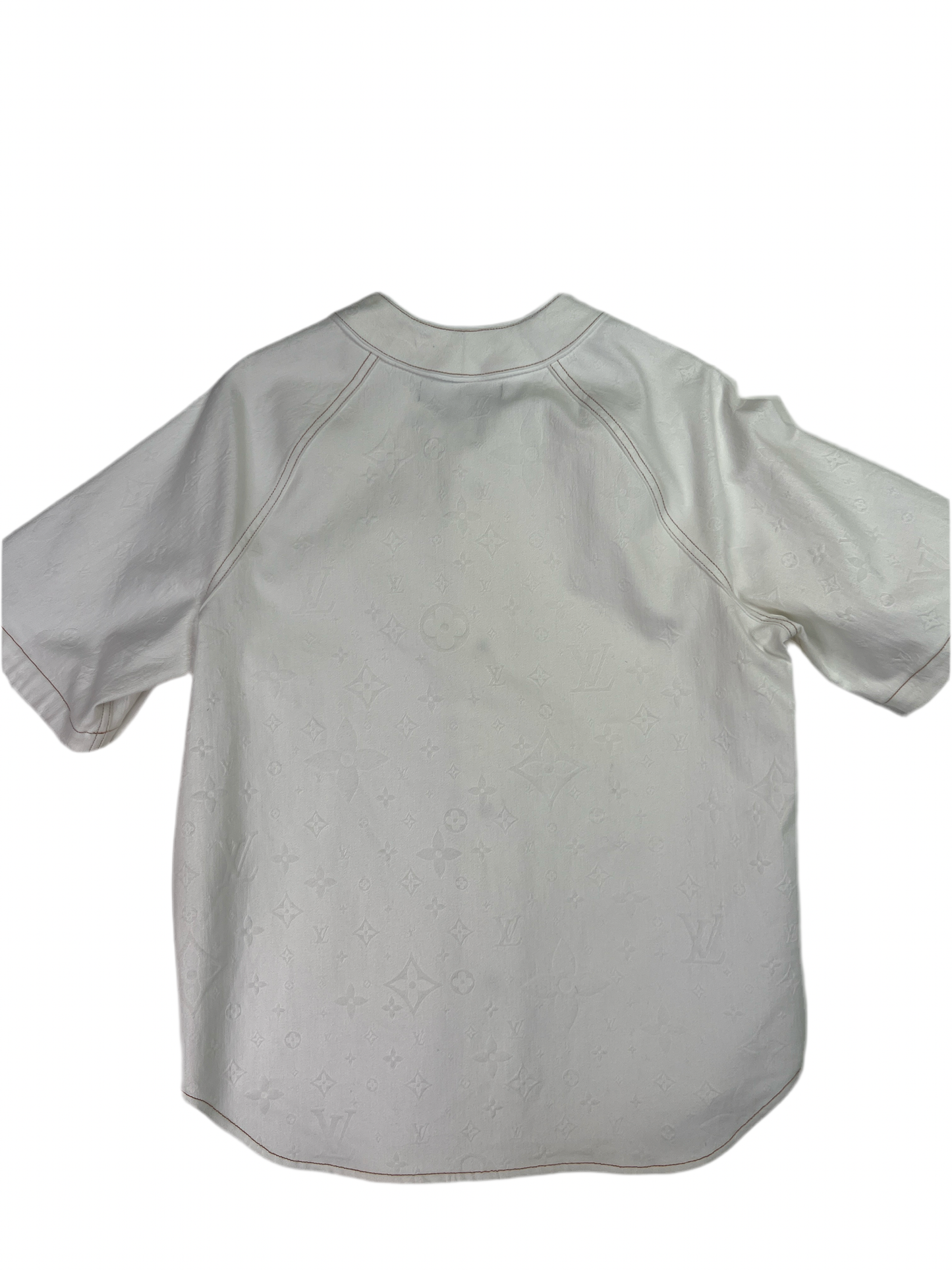 LV MONOGRAM BASEBALL JERSEY AUTHENTIC Sz. S