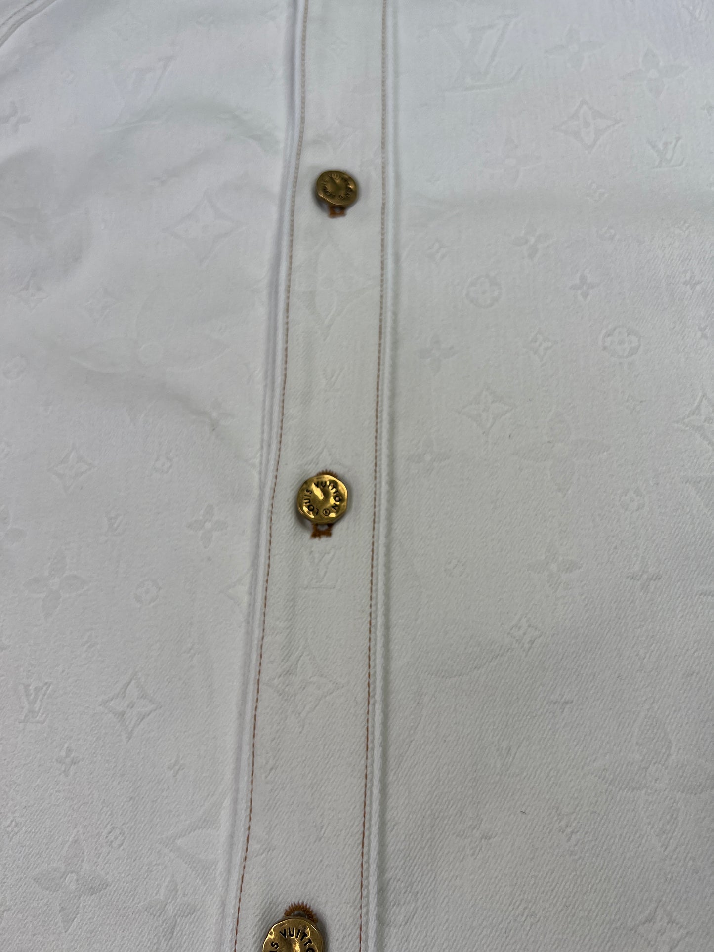 LV MONOGRAM BASEBALL JERSEY AUTHENTIC Sz. S