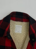 SANDRO PARIS Red Flannel Jacket