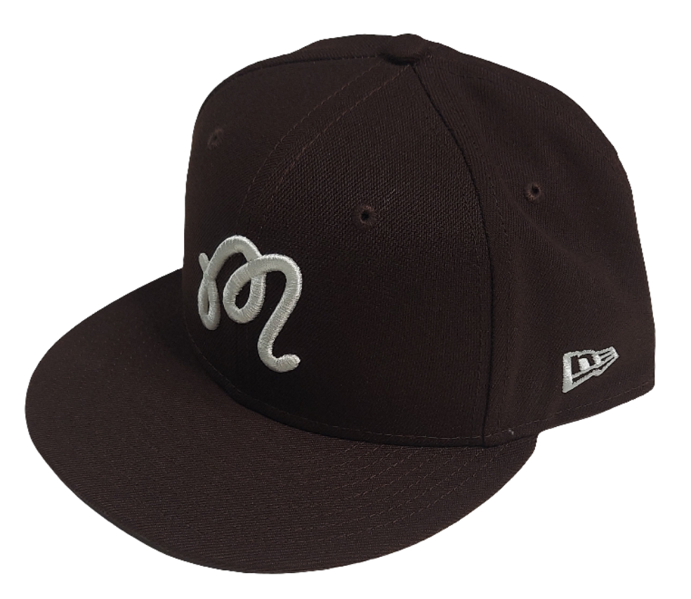 Malbon Brown Fitted Hat