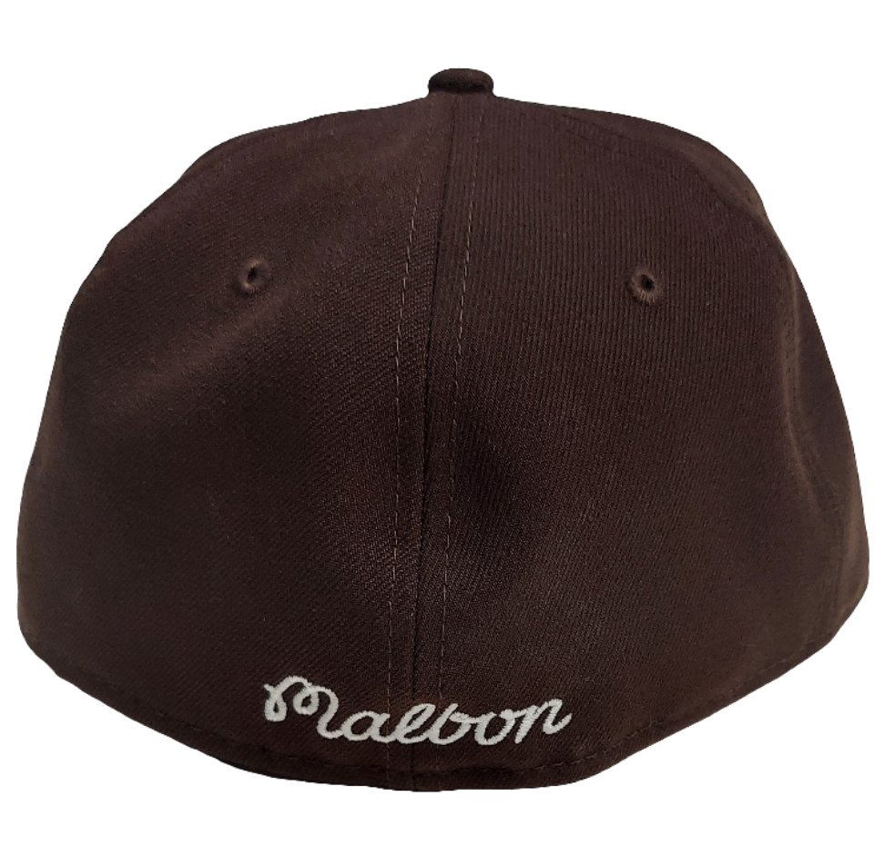 Malbon Brown Fitted Hat