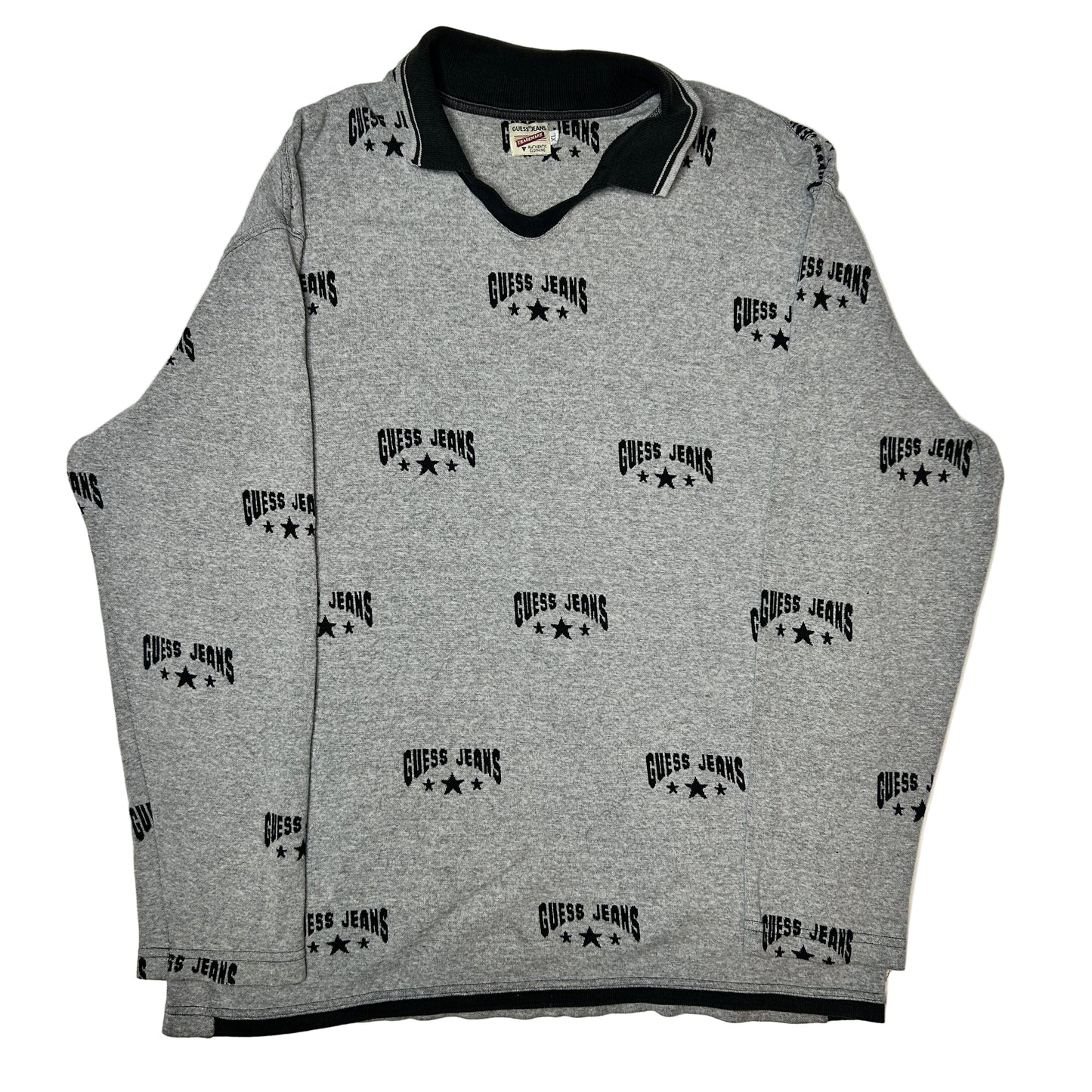 Guess Vintage Collared Long Sleeve