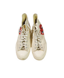 White CDG Converse